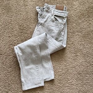 American Eagle Outfitters Straight Jeans - Light Gray